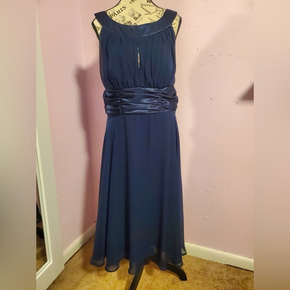 Connected Apparel Navy Maxi Dress